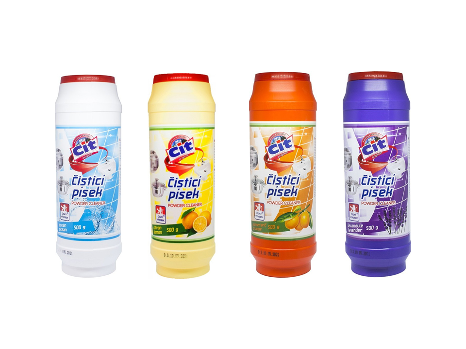 Sypké čistící písky